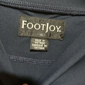 NBW, navy blue golf shirt, FootJoy, men’s XL